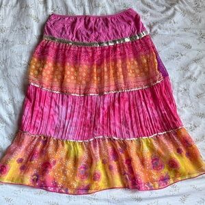 Amy byer Multicolored sequined midi skirt size XL in great condition